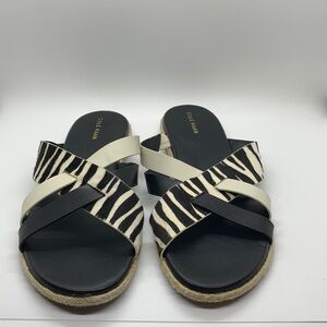 Cole Haan Zebra Sandals Size 9B
